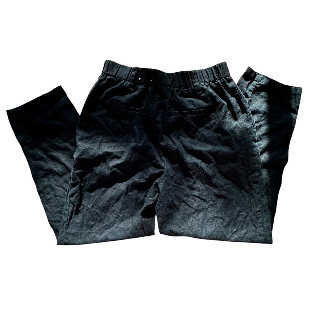 INC International Concepts Womens Black Linen Blend Flowy Coastal Pants Sz small - Picture 5 of 10
